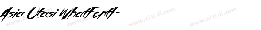 Asia Otasi WhatFontI字体转换